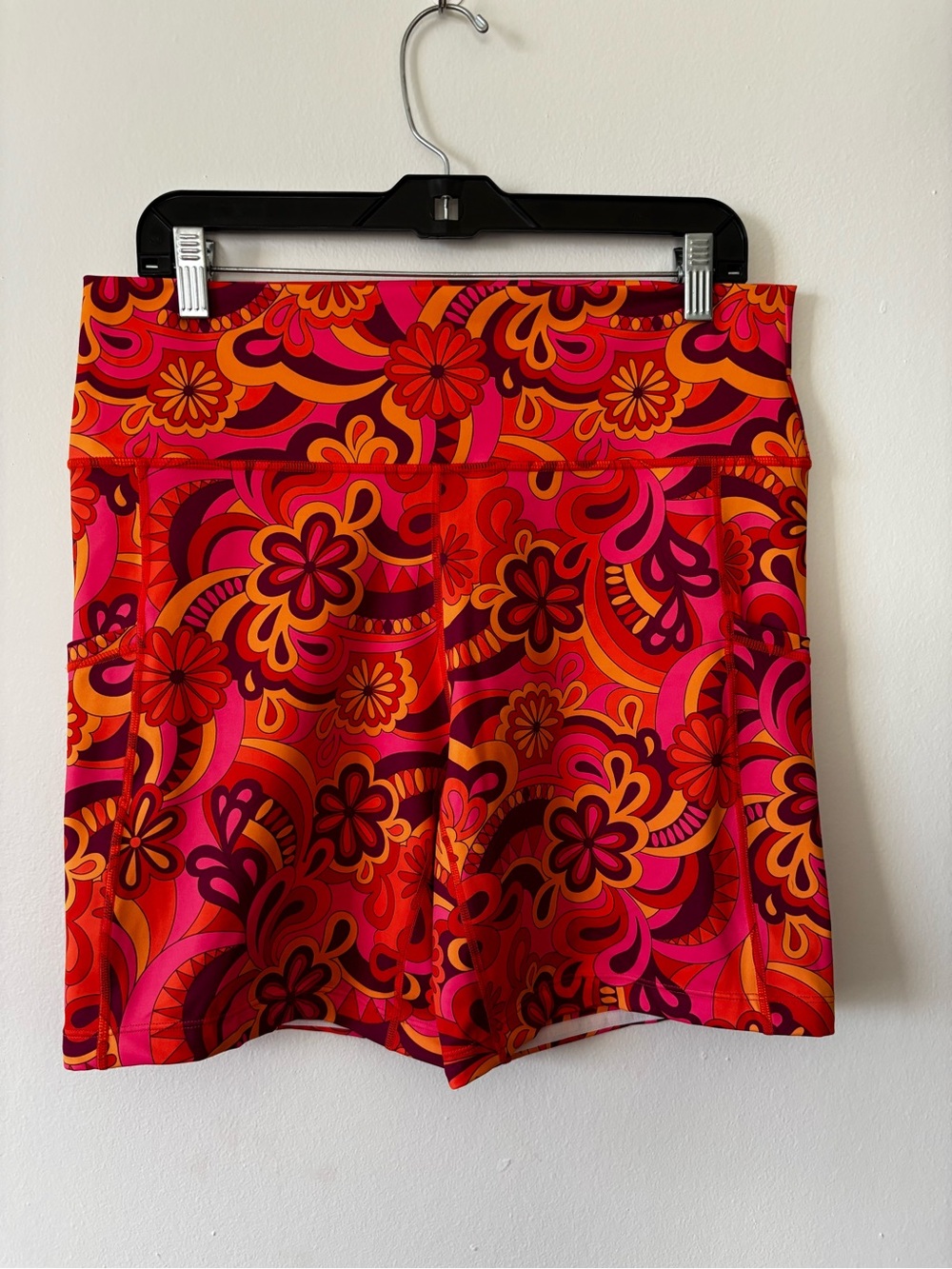 Constantly Varied Gear Floral-Print Shorts in Red, Pink & Orange